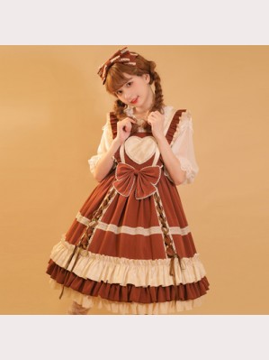Coffee Latte Sweet Lolita Dress JSK by Eieyomi (EY12)